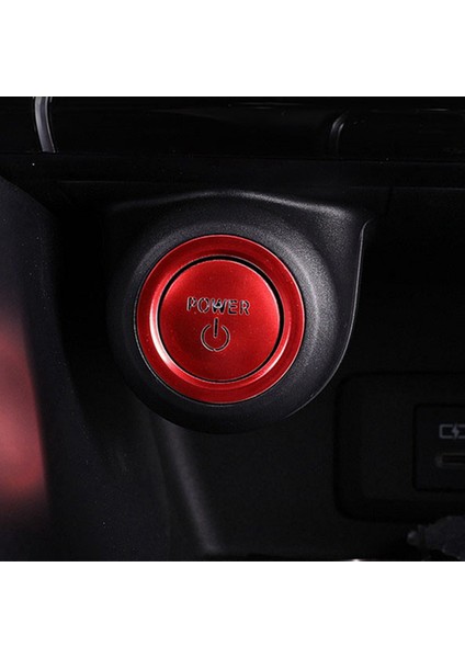 Toyota Harrier Venza 2020-2022 Araba Motoru Çalıştırma Anahtarı Düğmesi Sticker Kapak Trim Dekorasyon Yama Aksesuarları, Gümüş (Yurt Dışından) fırsatları