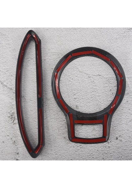 2 Adet Merkezi Konsol Hava Çıkış Çerçevesi ve Vites Kutusu Paneli Ayar Kapağı Suu Brz Toyota 86 2012-2020 Için Araba Styling (Yurt Dışından)