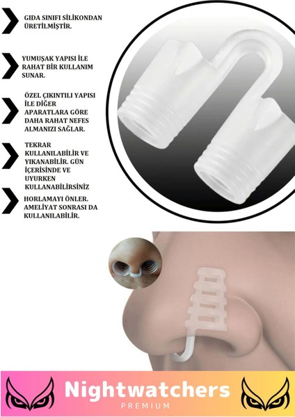 Özel Üretim Horlama Azaltcı Nefes Alıp Verme Rahatlatcı Uyku Önleyici Burun Delik Aparat 12'li Set fiyatları