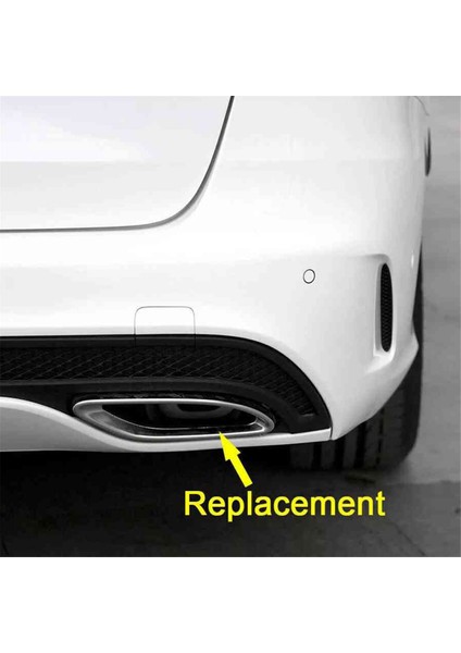 Araba Sağ Arka Egzoz Borusu Trim Çerçevesi Egzoz Borusu Kapağı Trim A2058852321 Mercedes Benz W177 W238 W205 Için (Yurt Dışından) modelleri