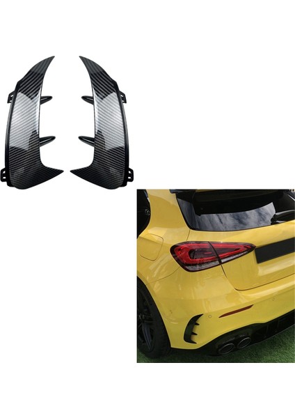 Çift Arka Tampon Spoyleri Kanatçık Ayırıcıları Mercedes Benz W177 Amg Line Hatchback A180 A200 A220 A160 A250 (Yurt Dışından) modelleri