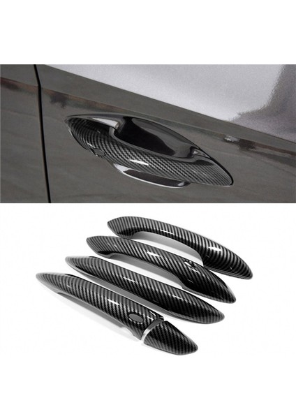 Araba Dış Kapı Kolu Kapağı Şekillendirici Aksesuarları Dış Kase Döşeme Çıkartması Hyundai Tucson 5 N Line Nx4 2021 2022 A (Yurt Dışından)