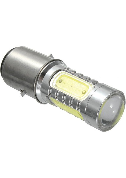 12 V BA20D H6 4 Cob LED Beyaz Ampul Işık Motosiklet Bisiklet Moped Atv Far (Yurt Dışından)
