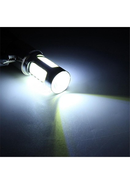 12 V BA20D H6 4 Cob LED Beyaz Ampul Işık Motosiklet Bisiklet Moped Atv Far (Yurt Dışından)