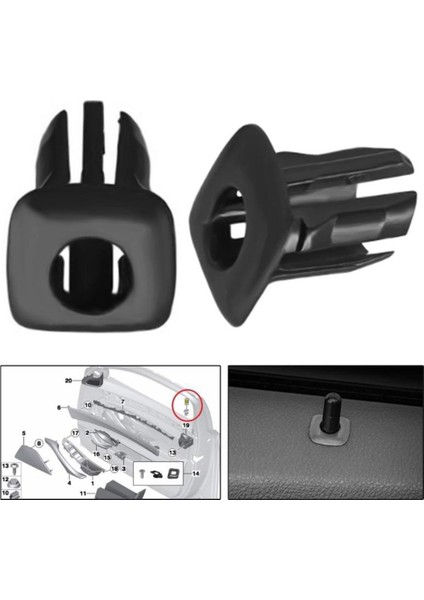 Kapı Pimi Kılavuz Trim Paneli Kilitleme Düğmesi Düğme Kapağı Siyah Araba Kapı ve Pencere Için -Bmw 5 Serisi F10 F18 4 Adet (Yurt Dışından) modelleri