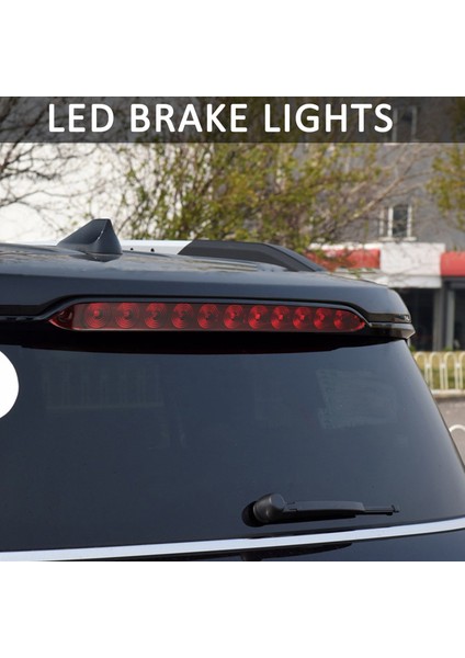 Adet 16 Inç 11 LED Kırmızı Römork Işık Çubuğu Park Stop Dönüş Sinyalleri Kuyruk Fren Lambası IP65 Su Geçirmez Kamyon Römork Işaretleyici Kimlik Çubuğu (Yurt Dışından) fiyatları