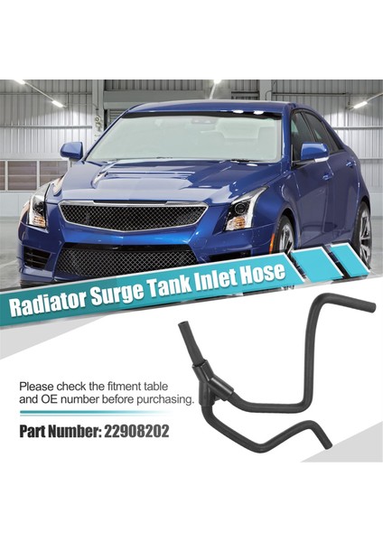 Otomobil Radyatör Hortumu Yardımcısı Kettle Su Borusu Chevrolet Camaro Cadillac Ats Cts 22908202 (Yurt Dışından)