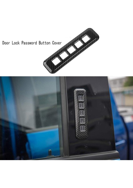 Ford F150 2015-2022 Için Kapı Kilidi Şifre Düğmesi Kapak Ayağı Sonrası Tuş Takımı Trim (Yurt Dışından)