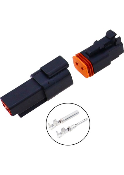 6 Çift Dt 2 Pin Pigtail Kiti Erkek Dişi Konnektör Adaptör Soket Kablolama Demeti LED Çalışma Işığı Aksesuarları Için (Yurt Dışından)