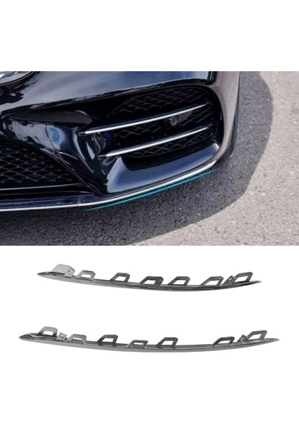 4 Adet Araba Şekillendirme Ön Izgara Trim Göz Kapağı Kaş Kaş Kapağı Dekorasyon Şeridi Mercedes Benz W222 S450 S500 S560 (Yurt Dışından) modelleri