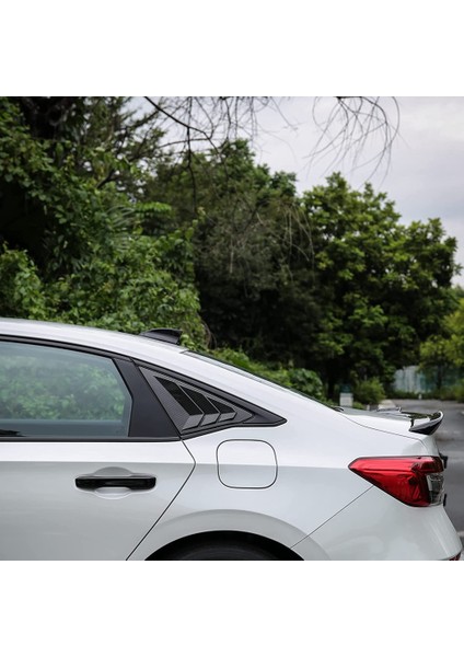 Arka Yan Pencere Panjurları Üçgen Pencere Camı Panjur Honda Civic Sedan 11TH 2022 2023 - Abs Karbon Fiber (Yurt Dışından) indirimleri