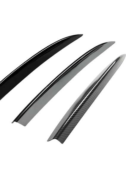 Parlak Siyah Ön Tampon Dudak Ön Izgara Trim Için Benz A Sınıfı W177 A180 2023+ Amg 2018+ Araba Spoiler Etiket (Yurt Dışından)
