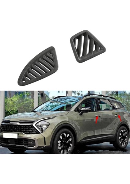 Kia Sportage Nq5 2022 2023 Için Şeftali Ahşap Araba Ön Üst Hava Çıkış Paneli Kapak Trim (Yurt Dışından)