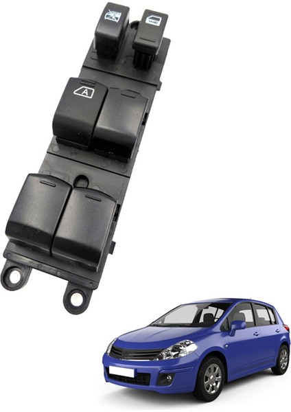 25401-1JY0A Nissan Tııda C11 SC11 C11Z Versa S Sl Kapı Camı Anahtarı Düğmesi Için Araba Ana Güç Cam Kontrol Anahtarı (Yurt Dışından)