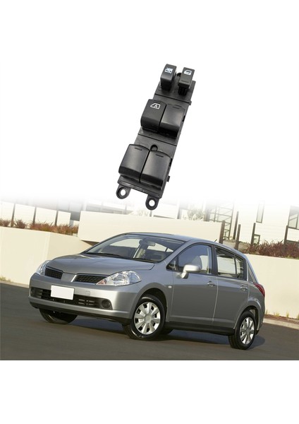 25401-1JY0A Nissan Tııda C11 SC11 C11Z Versa S Sl Kapı Camı Anahtarı Düğmesi Için Araba Ana Güç Cam Kontrol Anahtarı (Yurt Dışından)