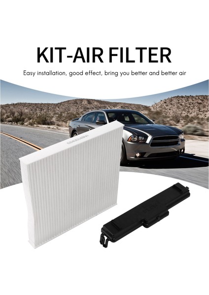 Dodge Ram 1500 2500 3500 Için Kabin Hava Filtresi Kiti Kabin Hava Filtresi ve Filtre Erişim Kapısı 68052292AA 68318365AA (Yurt Dışından)