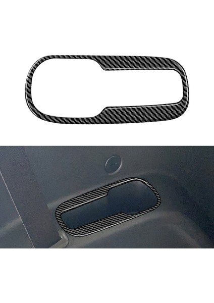 Rhd Araba Karbon Fiber Arka Üçüncü Sıra Su Dağı Tutucu Dekorasyon Krom Çerçeve Trim Toyota Sienta 2022 2023 Için (Yurt Dışından)