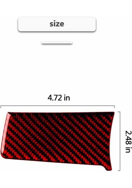 Abs Kırmızı Karbon Fiber Sürücü Gösterge Paneli Kapağı Trim Dekor Sticker Honda Civic 10. Nesil 2016 2017 2018 2019 (Lhd) (Yurt Dışından) indirimleri