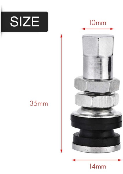 100 Adet Lastik Vana Gövdesi Kiti Metal TR161 Tekerlek Lastik Vana Gövdeleri Atv Araba Go-Kart Tekne Römork Motosiklet Için Toz Kapağı (Yurt Dışından)