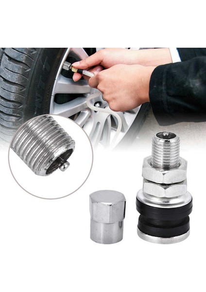 100 Adet Lastik Vana Gövdesi Kiti Metal TR161 Tekerlek Lastik Vana Gövdeleri Atv Araba Go-Kart Tekne Römork Motosiklet Için Toz Kapağı (Yurt Dışından)