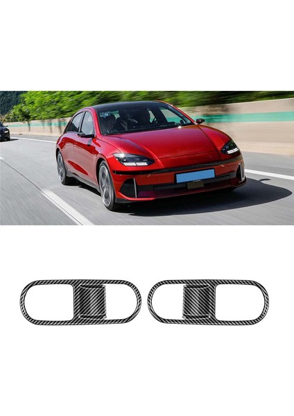 Kaldırma Pencere Paneli Kapağı Arka Sıra Sol Sağ Pencere Anahtarı Düğmesi Sticker Trim Hyundai Ionıq 6 2022 2023+ A (Yurt Dışından) modelleri