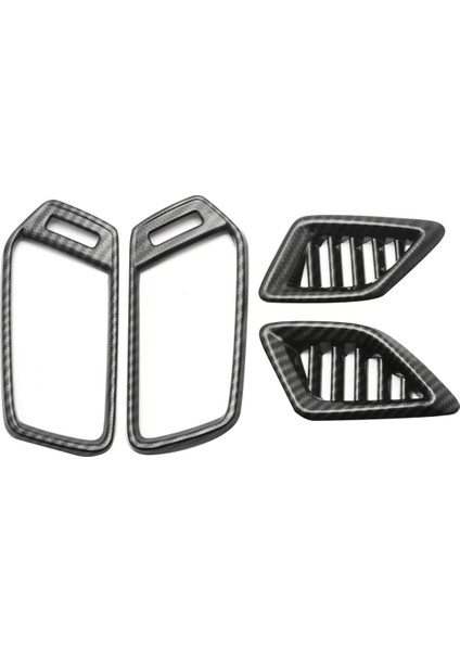 Honda Accord 2018-2022 Için Karbon Fiber Pvc Gösterge Paneli Hava Menfezi Çıkış Kapağı Döşemesi (Yurt Dışından)