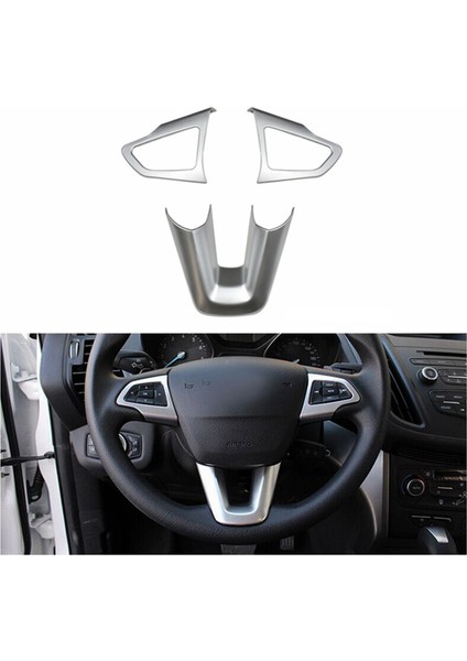 Ford Kuga Escape 2017 Aksesuarları Için Araba Direksiyon Koruma Kapağı Trim Sticker (Yurt Dışından) fiyatları