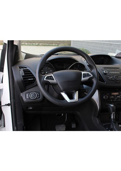 Ford Kuga Escape 2017 Aksesuarları Için Araba Direksiyon Koruma Kapağı Trim Sticker (Yurt Dışından) indirimleri