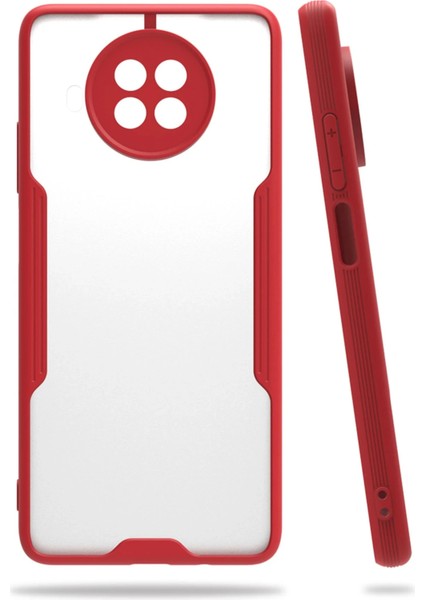 Xiaomi Mi 10t Lite Kılıf Platin Silikon - Kırmızı Mrayd