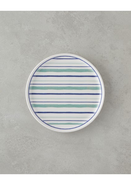 Coastline Seramik Pasta Tabağı 20 cm Mavi-Yeşil