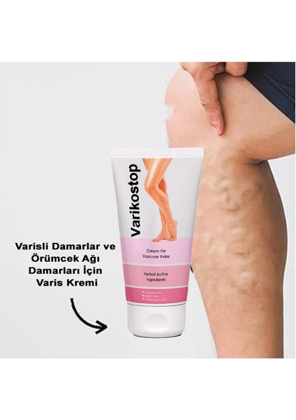 2 Adet Yoğun Varisli Damarlarda Tesiri Yüksek Etinlikte Krem 50 ml