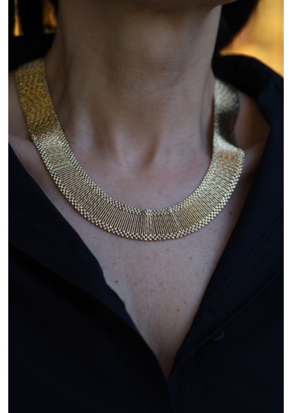 14 Ayar Altın Italyan Işıltılı Hasır Gerdanlık fiyatları