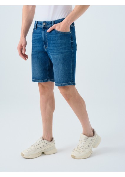 Slim Fit Erkek Şort