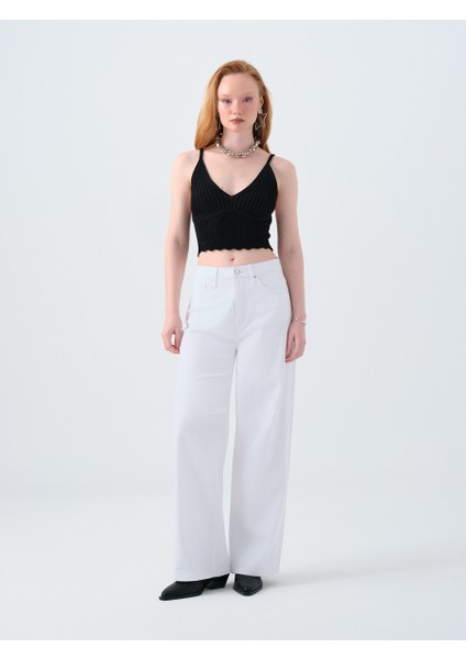 Wide Leg Regular Fit Kadın Pantolon