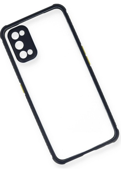 Realme 7 Pro Kılıf Miami Şeffaf Silikon - Lacivert Mrayd