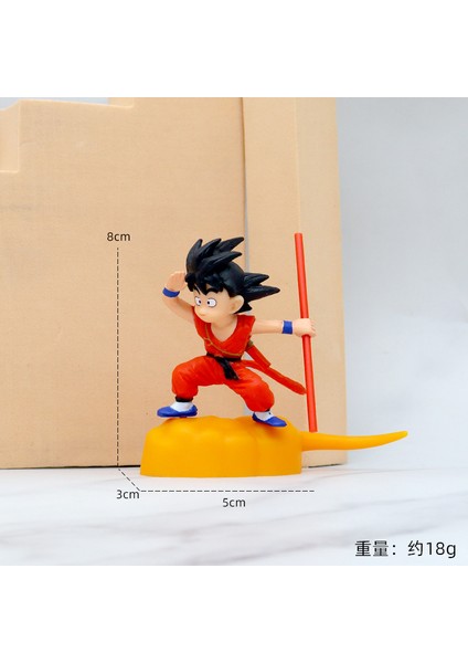 Animasyon Büyük Dragon Ball Sun Wukong Şekilli Kalıp Süsleme Gogeta Vegetto Saiyan (Yurt Dışından)
