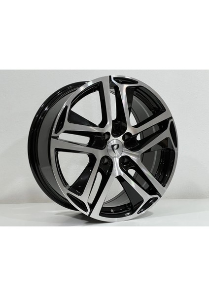 -5516 7.5*17 4*108 ET28 65.1 Black Machıned Xl