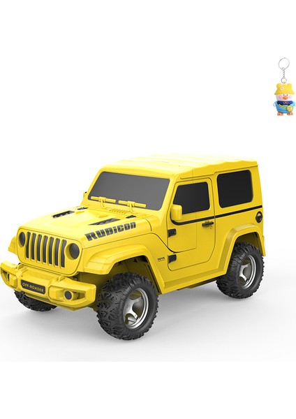 Çocuk Çarpışma Deforme Araba Jeep Atalet Sürücüsü Wrangler Model Oyuncak Araba Düşmeye Dayanıklı Erkek Eğlenceli Hediye (Yurt Dışından)