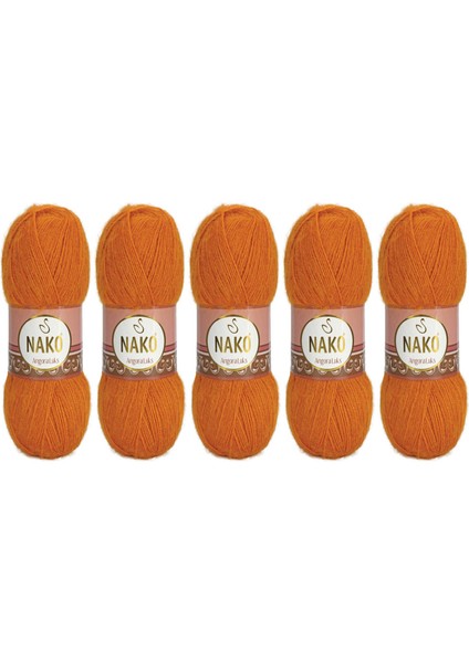,angora Lüks 11790 Turuncu 5ADET