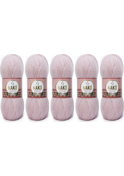 ,angora Lüks 10639 Pudra 5ADET