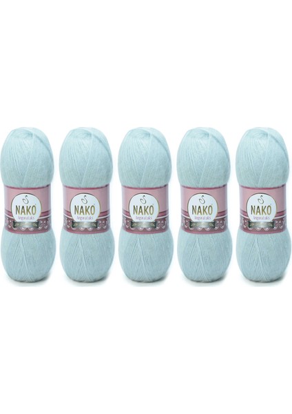 ,angora Lüks 10471 Saraylı Mint 5ADET
