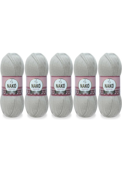 ,angora Lüks 11031 Gri Bej 5ADET