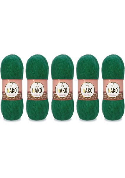 ,angora Lüks 13871 Yeşil 5ADET