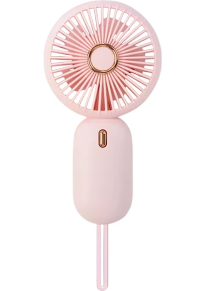Avuç Içi Taşınabilir Şarjlı Mini Vantilatör El Fanı Pembe YM88196