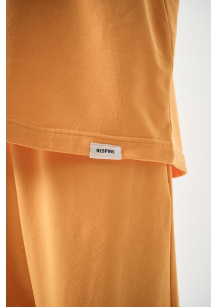 Erkek Basic T-Shirt Oranj indirimleri