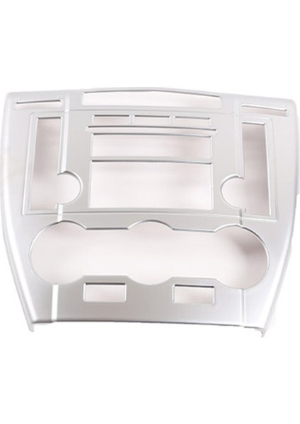 Land Rover Freelander 2 2007-2012 (Gümüş) Için Araba Orta Konsol Klima CD Kontrol Paneli Trim Sticker (Yurt Dışından)