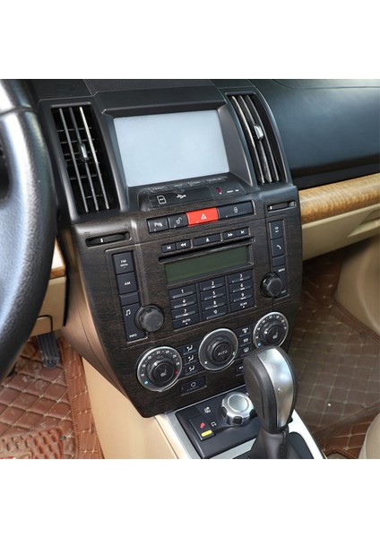 Land Rover Freelander 2 2007-2012 (Gümüş) Için Araba Orta Konsol Klima CD Kontrol Paneli Trim Sticker (Yurt Dışından)