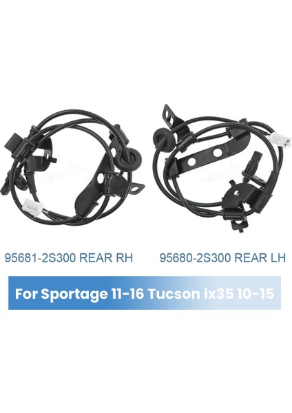 2 Adet Arka / Sol ve Sağ Abs Tekerlek Hız Sensörü Hyundai Tucson IX35 10-15 Kıa Sportage 11-16 95680-2S300 95681-2S300 (Yurt Dışından) fiyatları