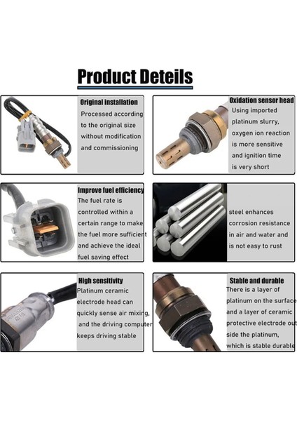 Otomatik Sağ Parçalar 392103E140 Lambda O2 Oksijen Sensörü Hyundai Santa Fe Kia Opta 06-10 / Hyundai Santa Fe 39210-3E140 (Yurt Dışından) modelleri