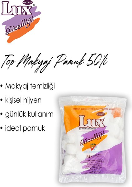 Top Makyaj Pamuğu 50'li Rosıe